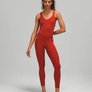 Lululemon Align Bodysuit, size 4 in Cayenne